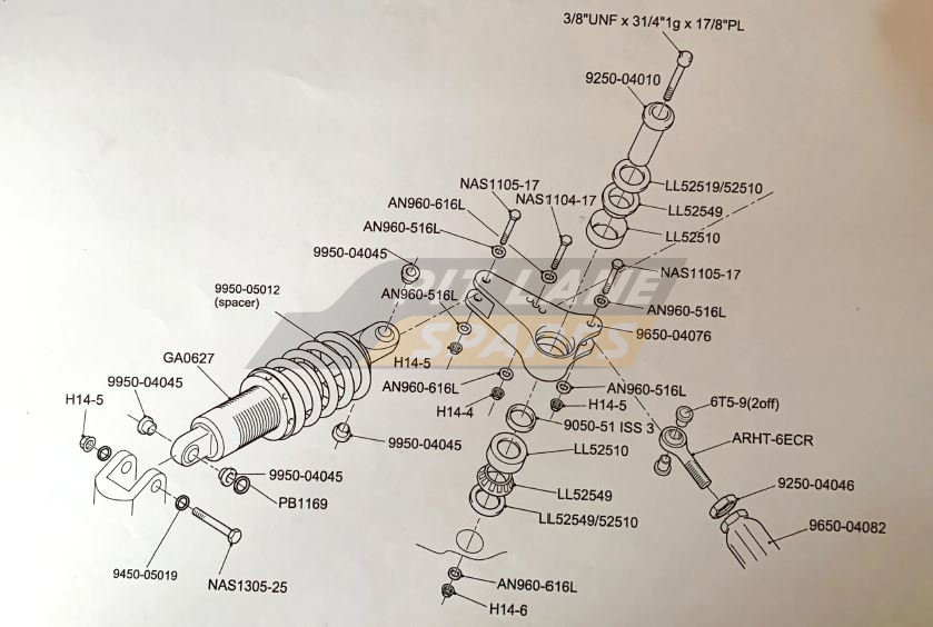 REAR ROCKER ASSY